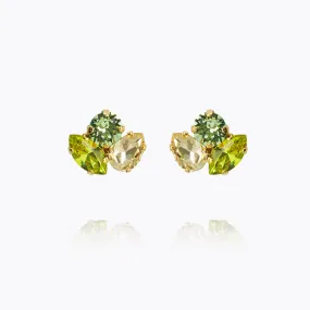 Ana Earrings / Lime Combo