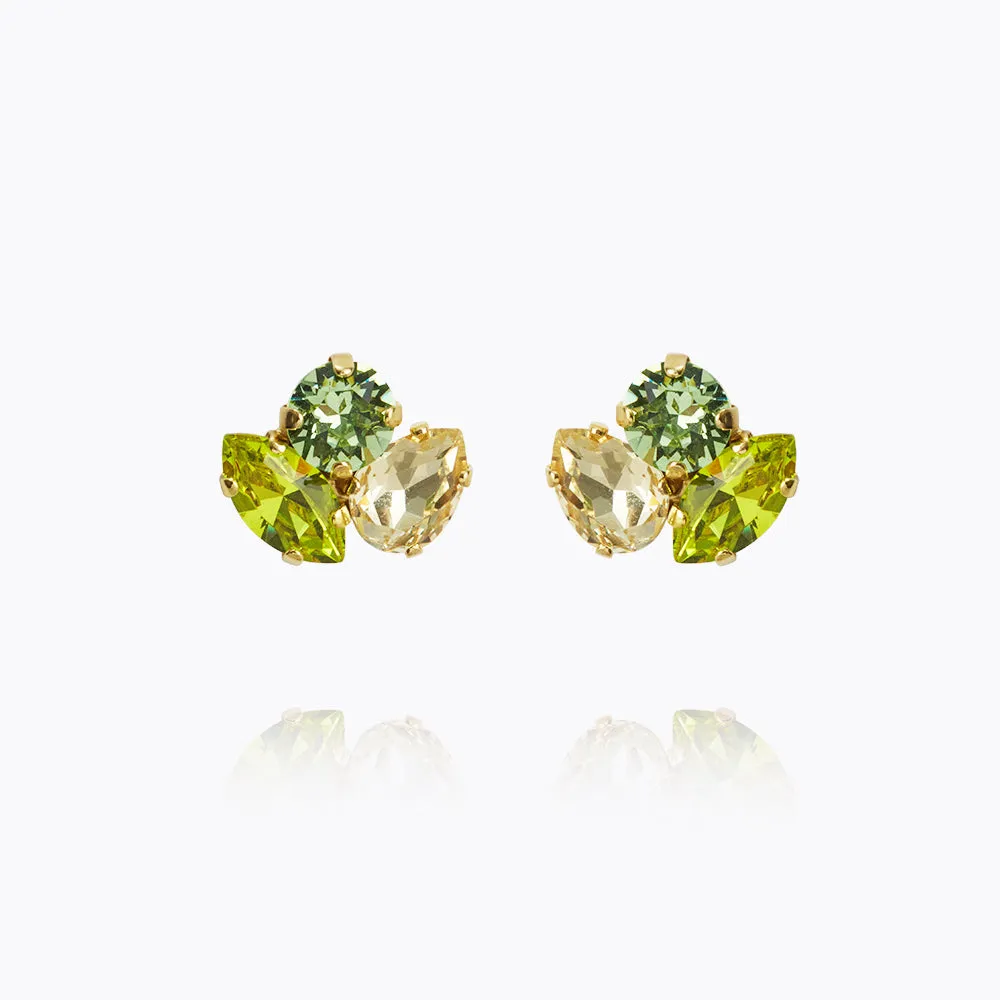 Ana Earrings / Lime Combo