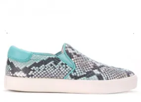 Ash Women's •IMPULS• Trainers - Lagoon Blue Cobra Print Leather