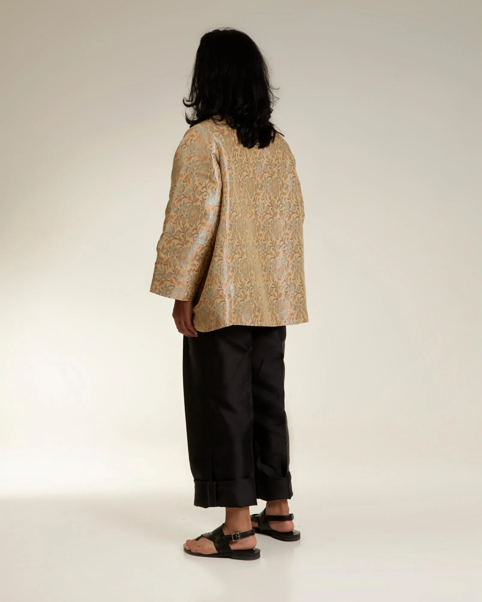 Baju Atas Songket (Beige)