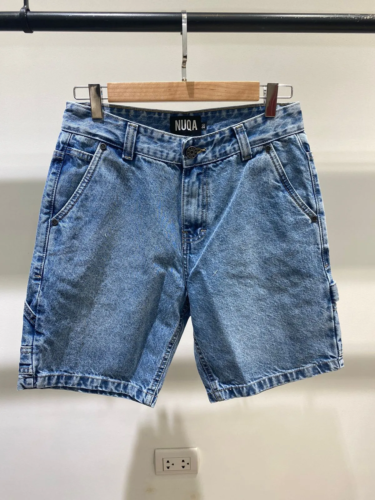 Carpenter Denim Short - Celeste