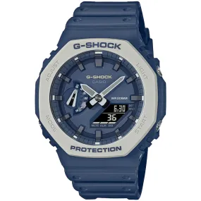 Casio G-Shock GA2110ET-2A Navy Blue Grey Carbon GA-2110ET-2A CasiOak Watch