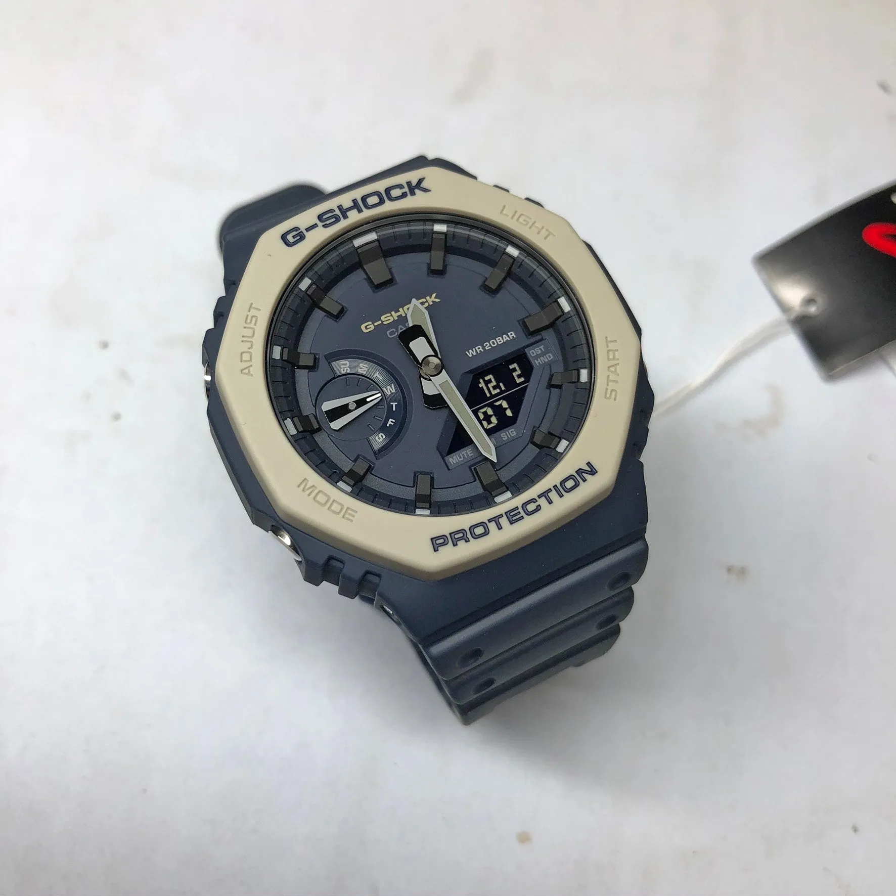 Casio G-Shock GA2110ET-2A Navy Blue Grey Carbon GA-2110ET-2A CasiOak Watch