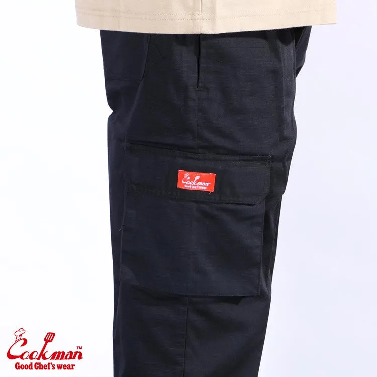 Cookman Chef Pants Cargo - Ripstop : Black