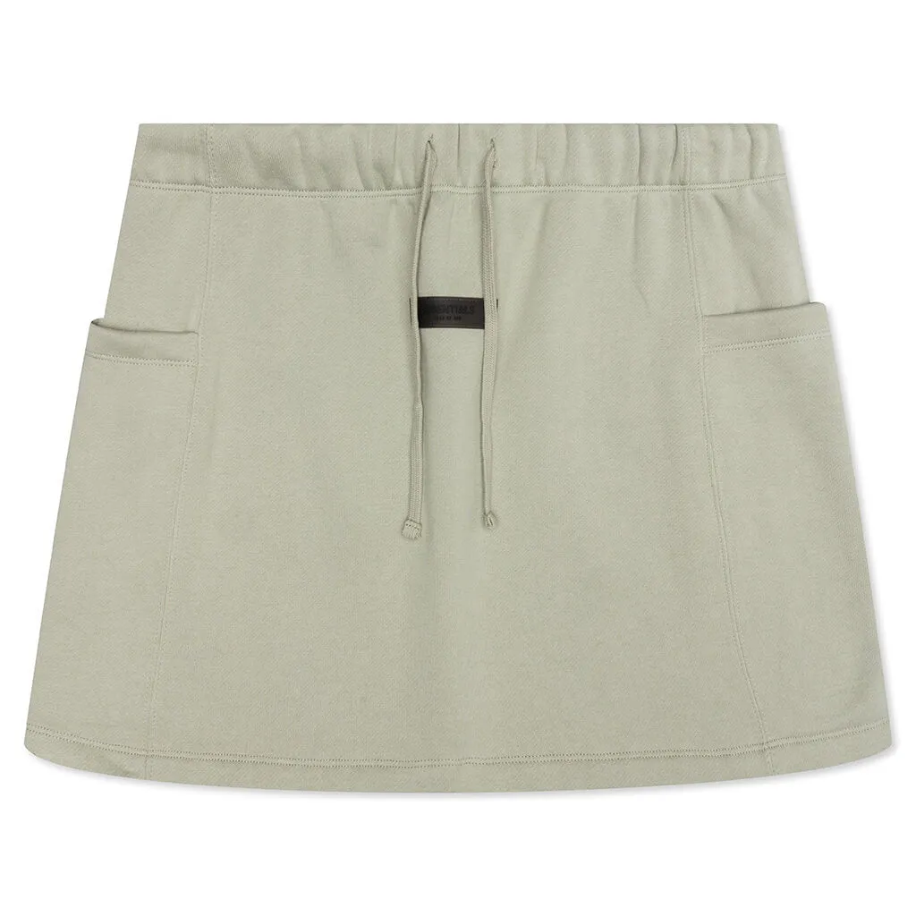 Essentials Women's Fleece Skirt - Seafoam