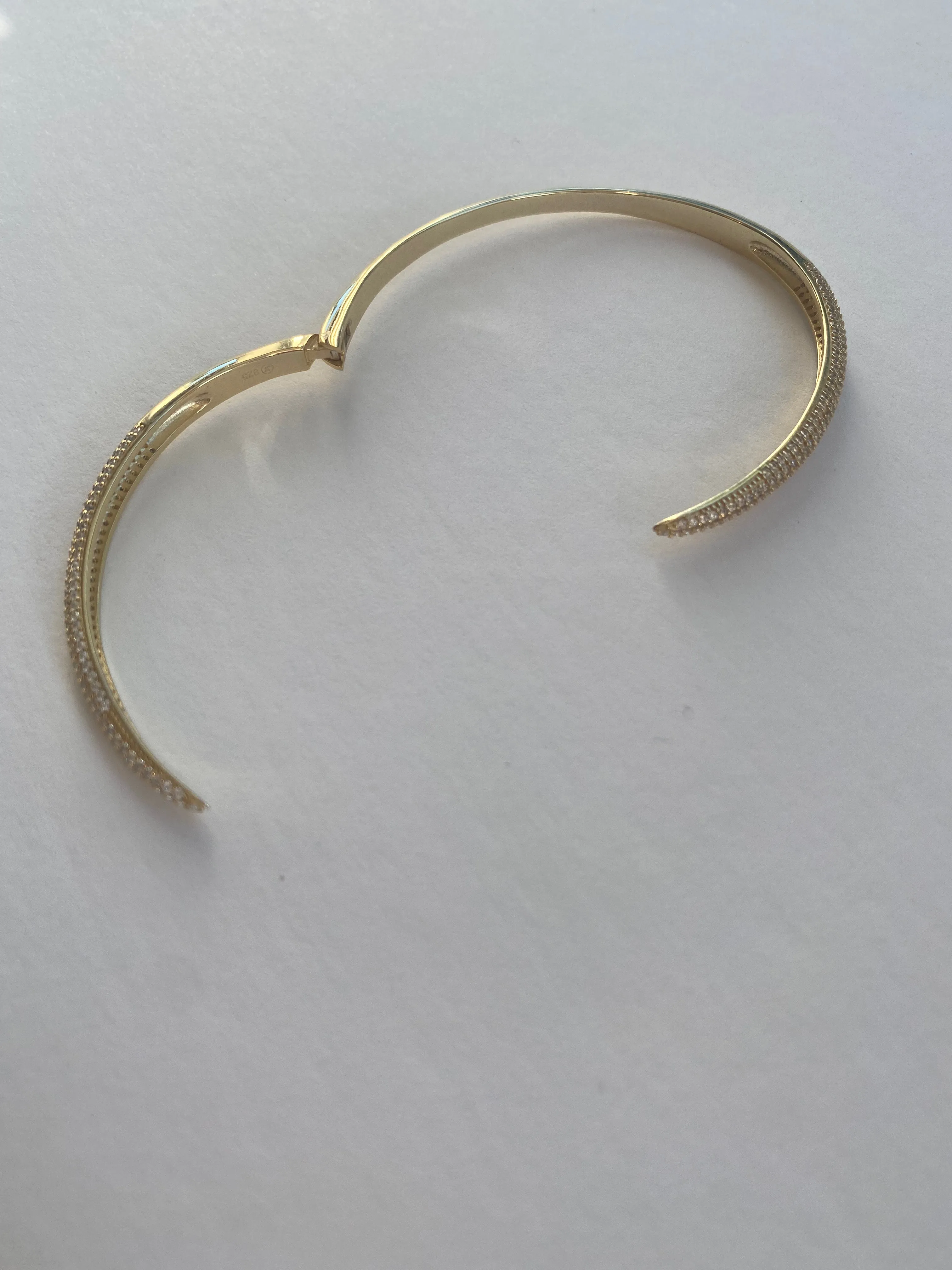 Gold Hinged Bracelet | Susannah