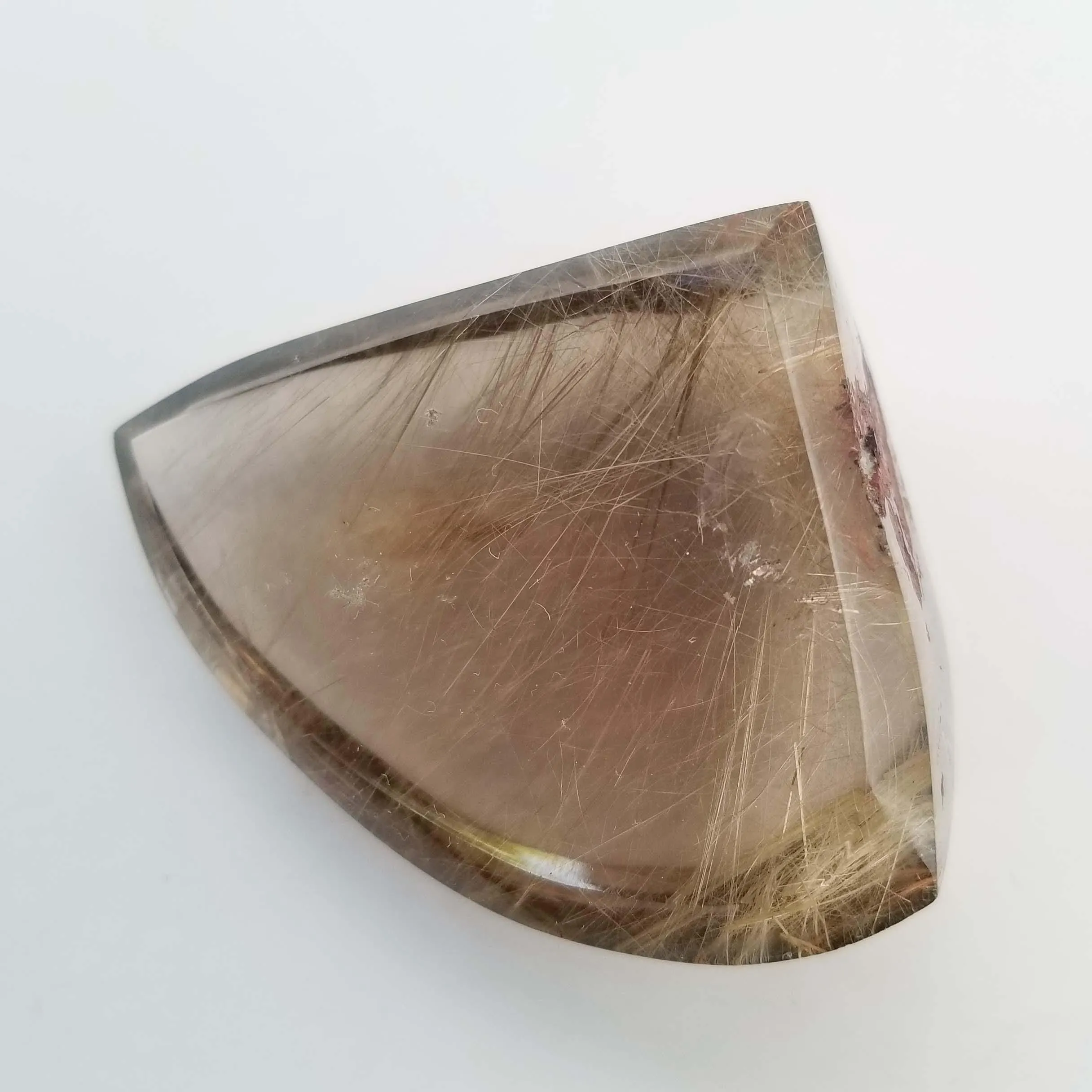 Golden Rutilated Quartz Crystal  - Extra Fine, 299 Carots