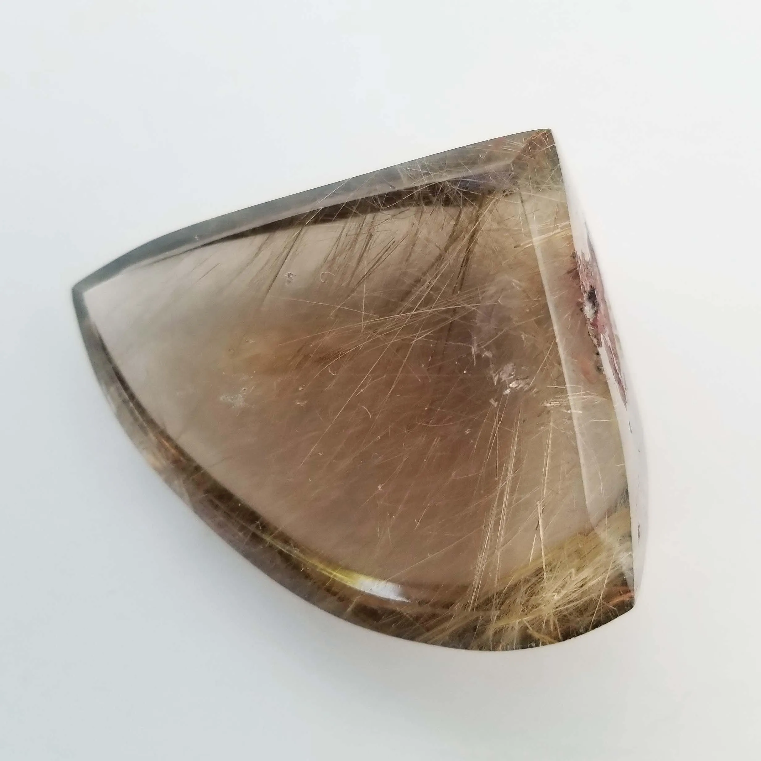 Golden Rutilated Quartz Crystal  - Extra Fine, 299 Carots