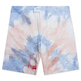 Growth Connection Change Minimal Tie Dye Work Shorts - Multi