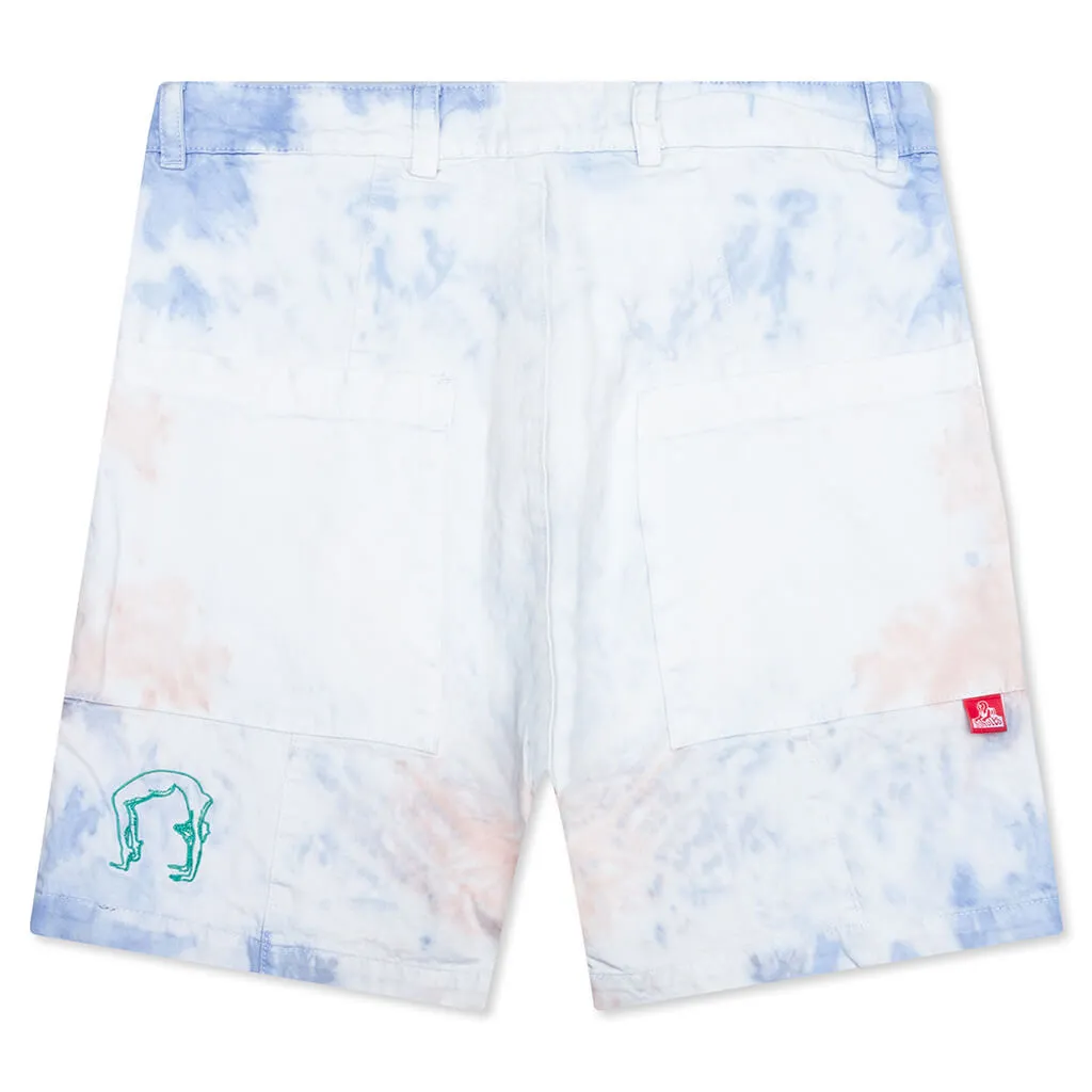 Growth Connection Change Minimal Tie Dye Work Shorts - Multi