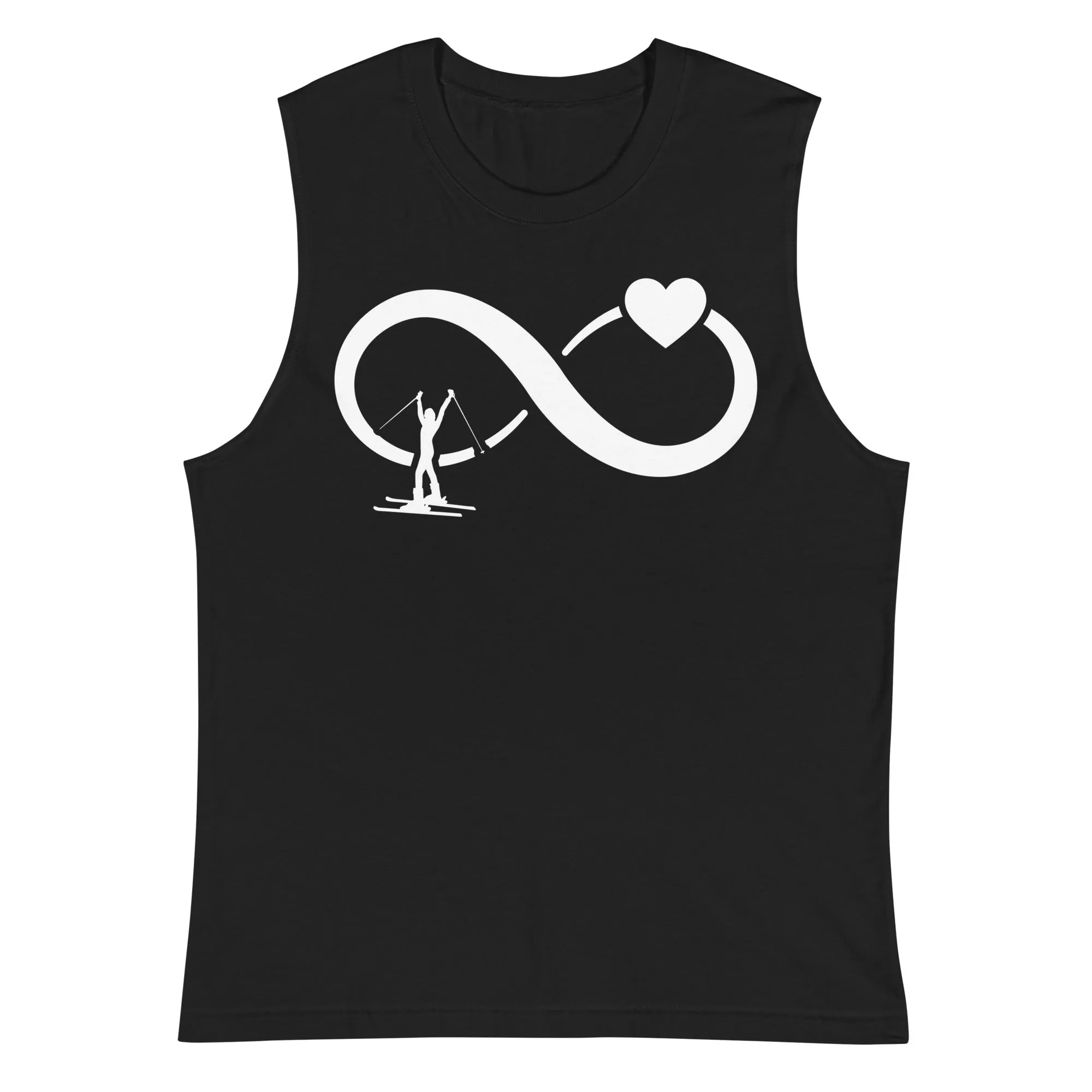 Infinity Heart and Skiing 1 - Muskelshirt (Unisex)