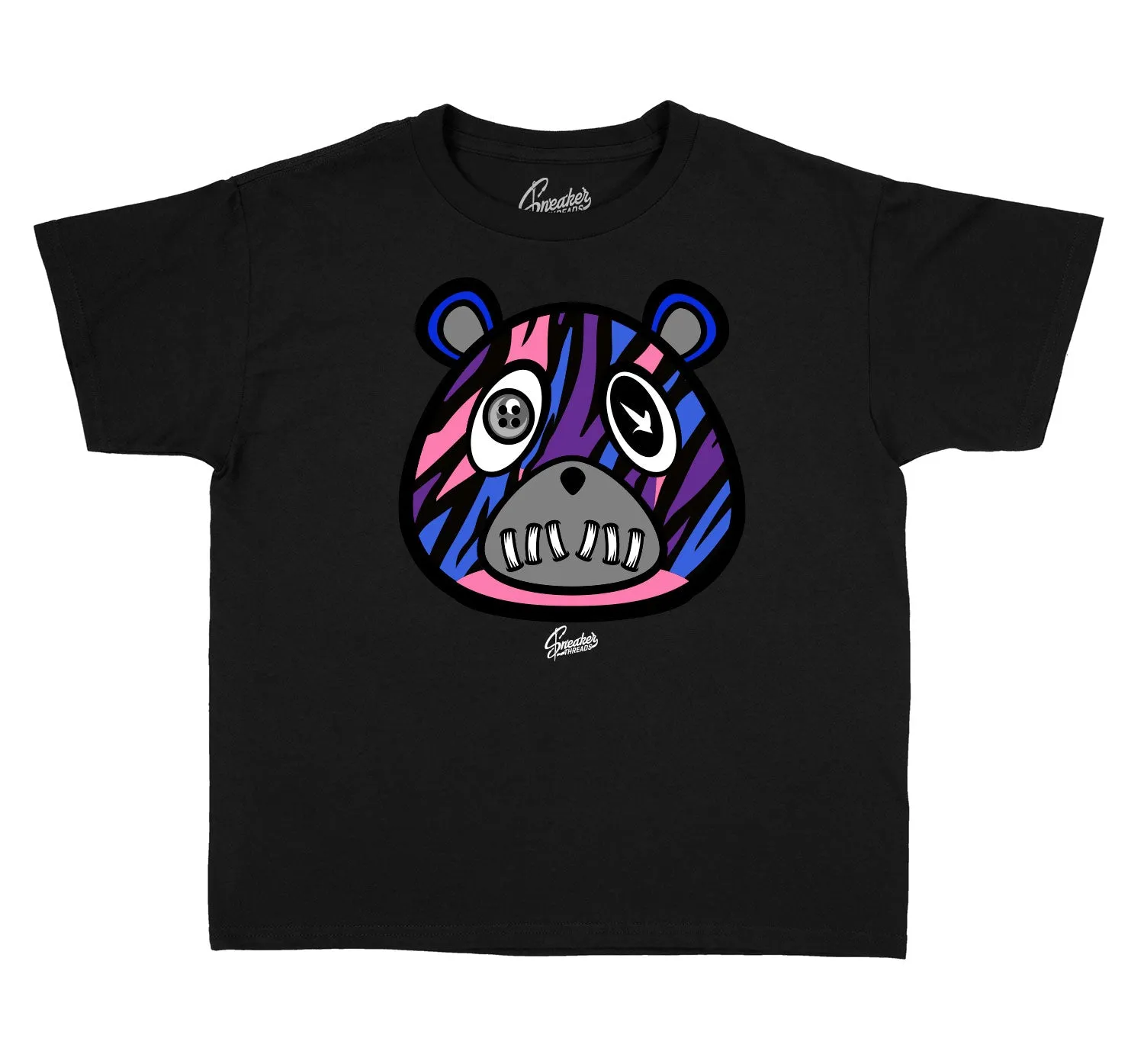 Kids Gradient Foam Shirt - ST Bear - Black