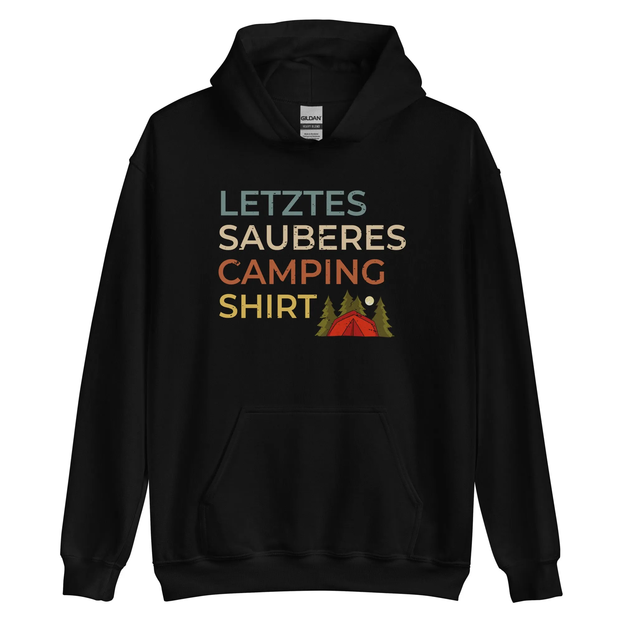 Letztes sauberes Camping Shirt - Unisex Hoodie