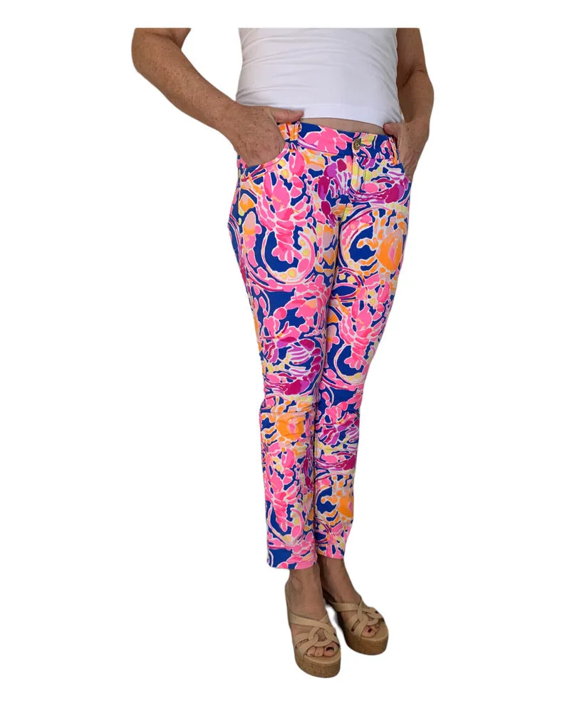 Lilly Pulitzer Seafood Print Pants, 4