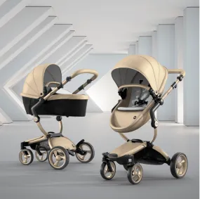 Mima Xari 3in1 Pushchair with Starter Pack - Champagne/Champagne/White