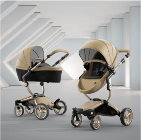 Mima Xari 3in1 Pushchair with Starter Pack - Champagne/Latte/Black