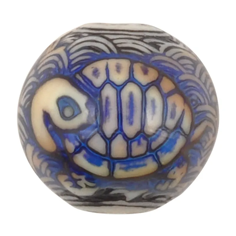 Mirage-17.5x16mm Turtle Island-Color Changing-Quantity 1 Bead