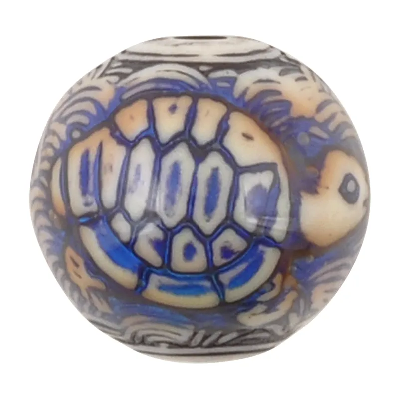 Mirage-17.5x16mm Turtle Island-Color Changing-Quantity 1 Bead