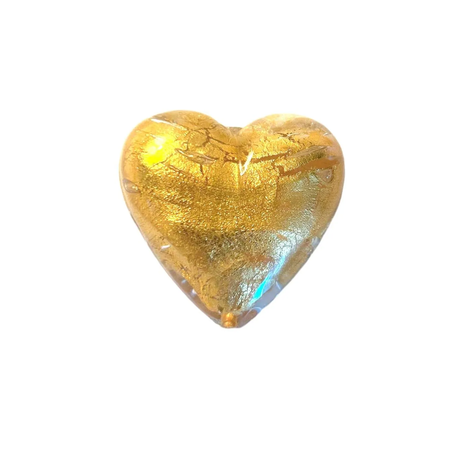 Murano Heart Statement Beads (40mm)