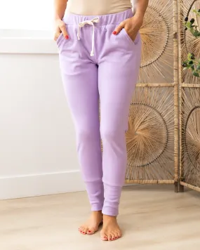 NEW! Ampersand Ave Performance Fleece Joggers - Wisteria