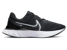 Nike Womens React Infinity Road Running Shoes Black/White <br> DD3024 001