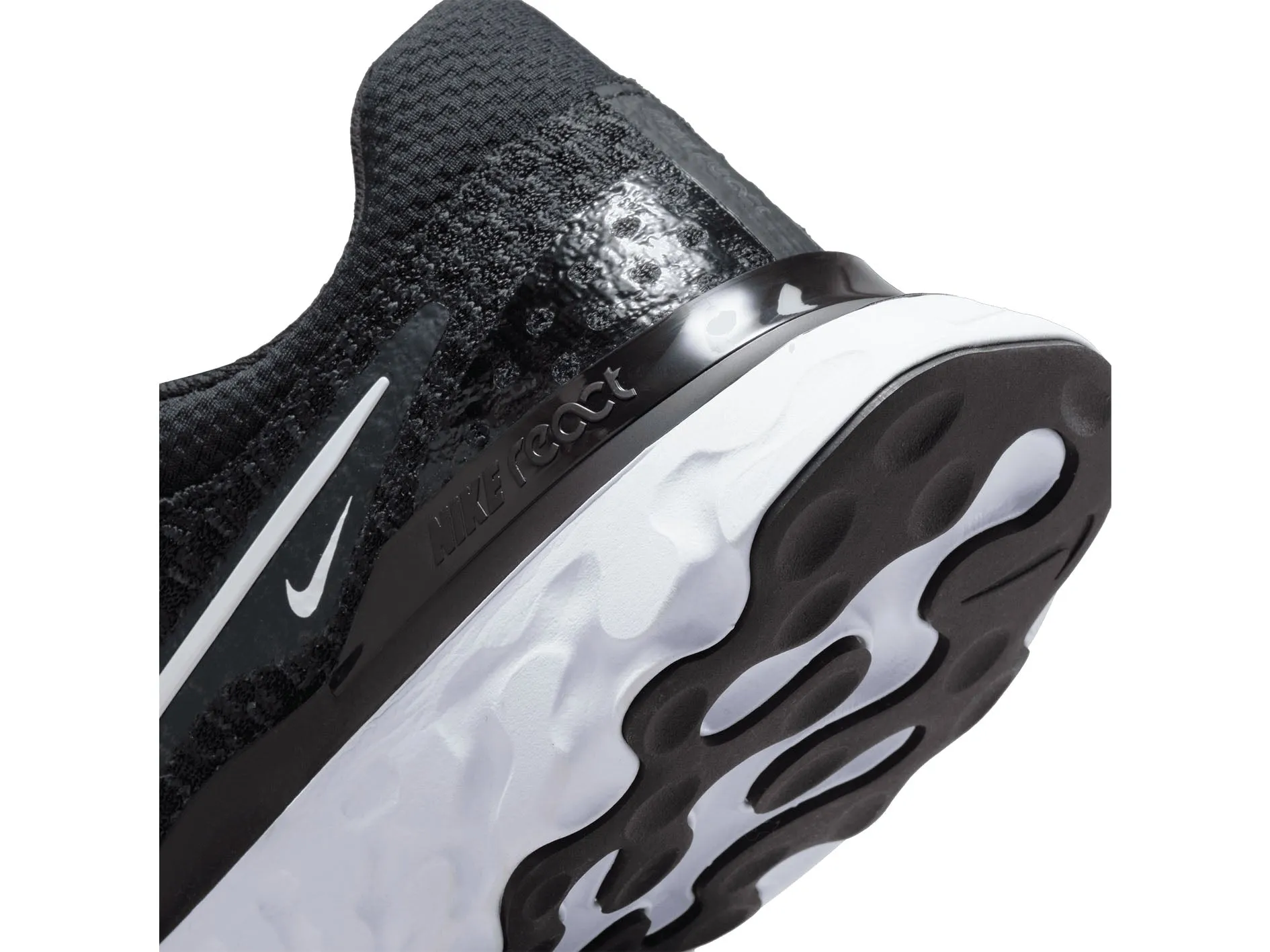 Nike Womens React Infinity Road Running Shoes Black/White <br> DD3024 001