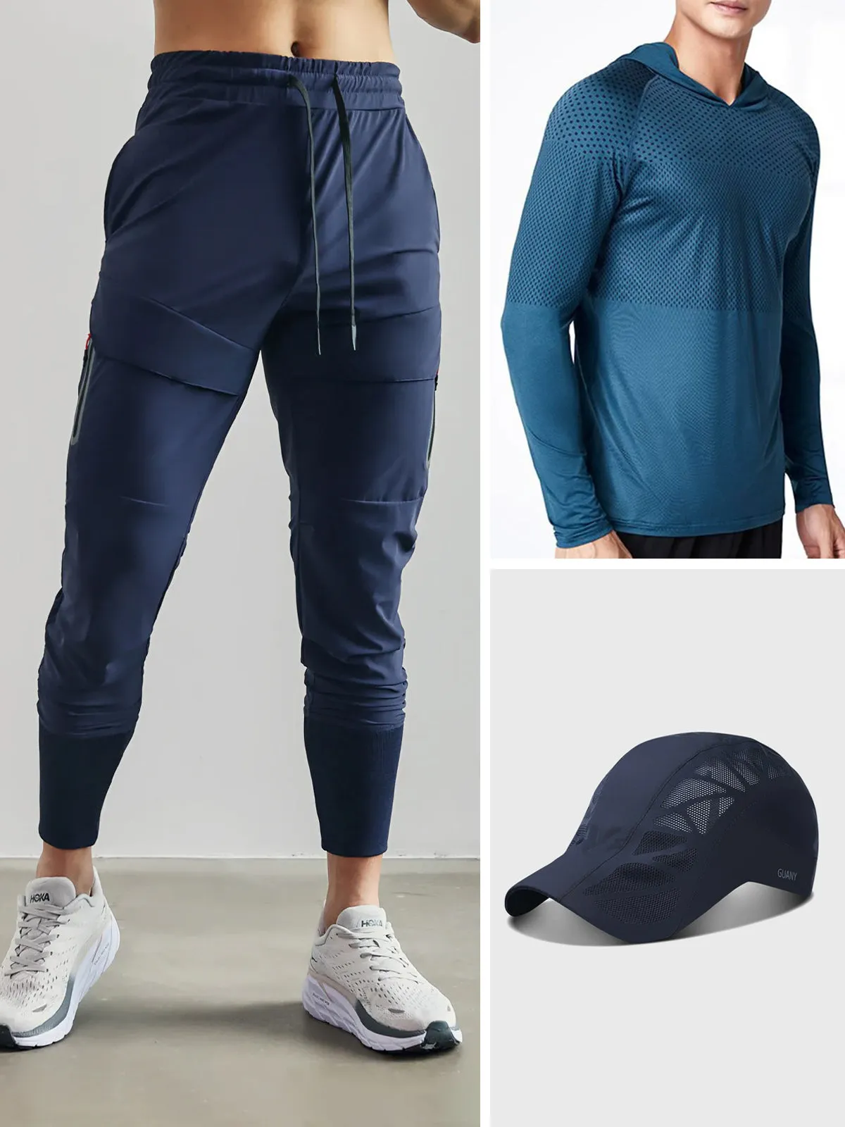 Performance Bestseller Look Hoodie Cap Jogger 3 Pcs