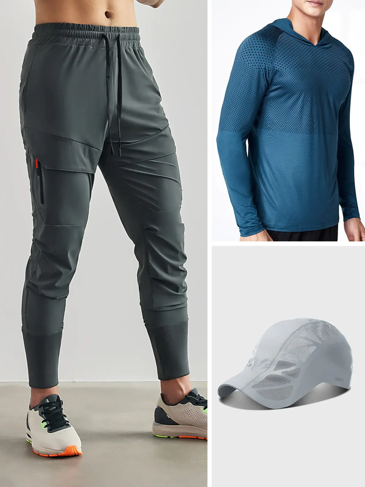 Performance Bestseller Look Hoodie Cap Jogger 3 Pcs