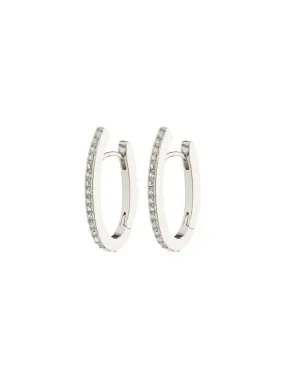 PILGRIM Anaya Crystal Hoop Earrings