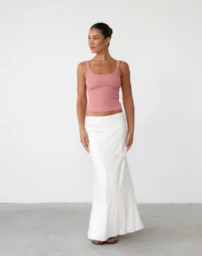 Ravena Maxi Skirt (White)