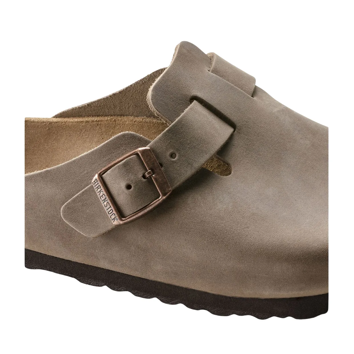 Sabot Unisex Birkenstock Boston Plantare Morbido Marrone