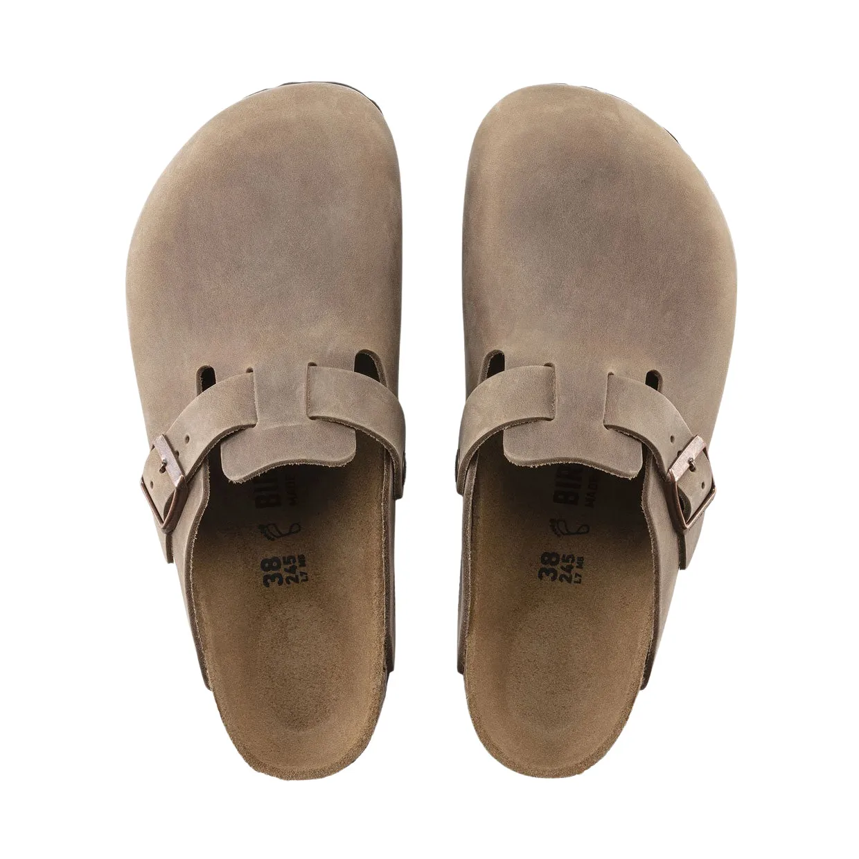 Sabot Unisex Birkenstock Boston Plantare Morbido Marrone