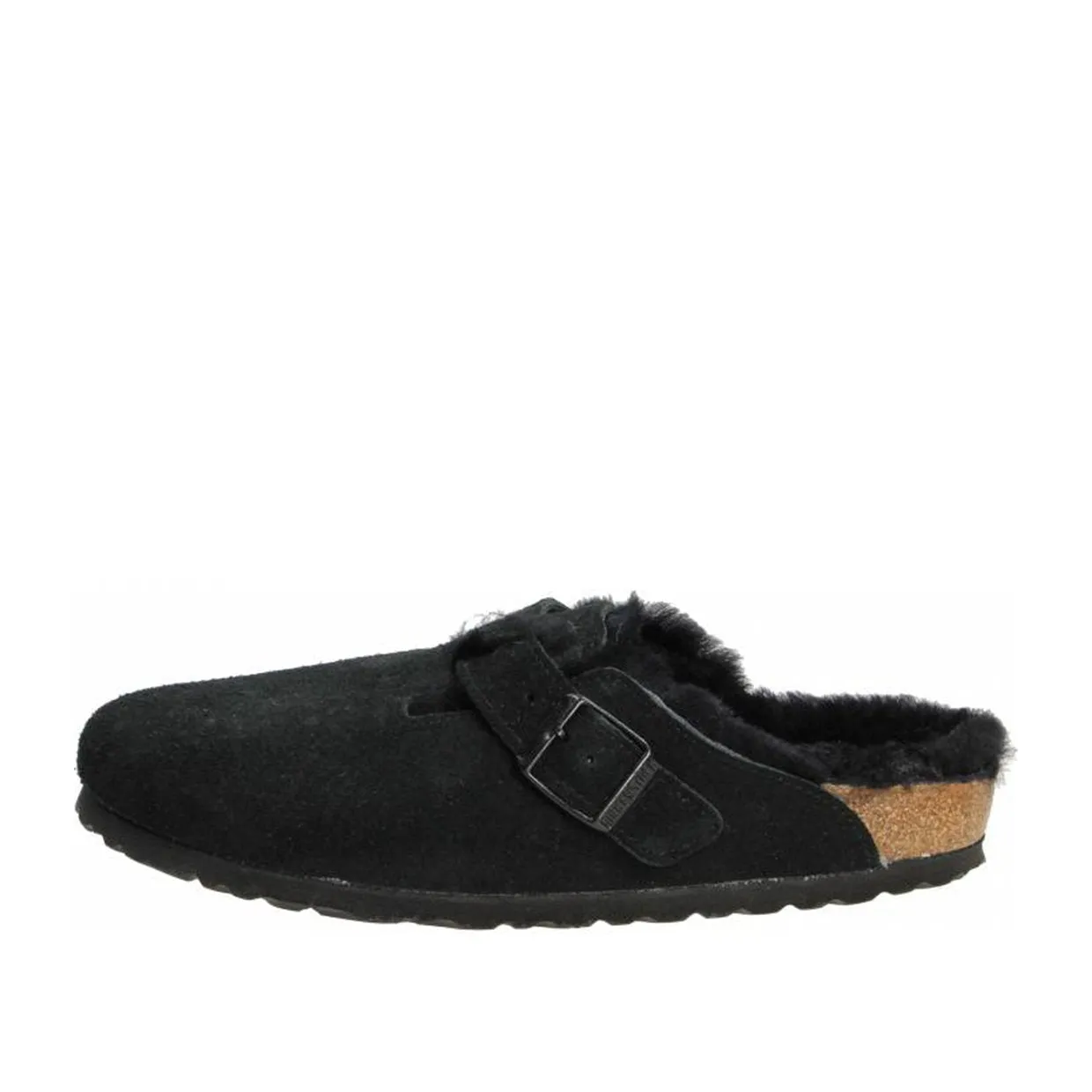 Sandali Unisex Birkenstock Boston Shearling Nero