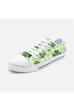 Shamrock Unisex Low Top Canvas Shoes