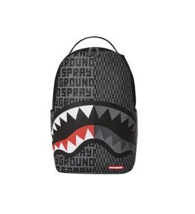 Sprayground Zaino Nero Scacchi Money Split Infinity