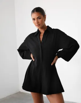 Take Your Time Playsuit (Black)