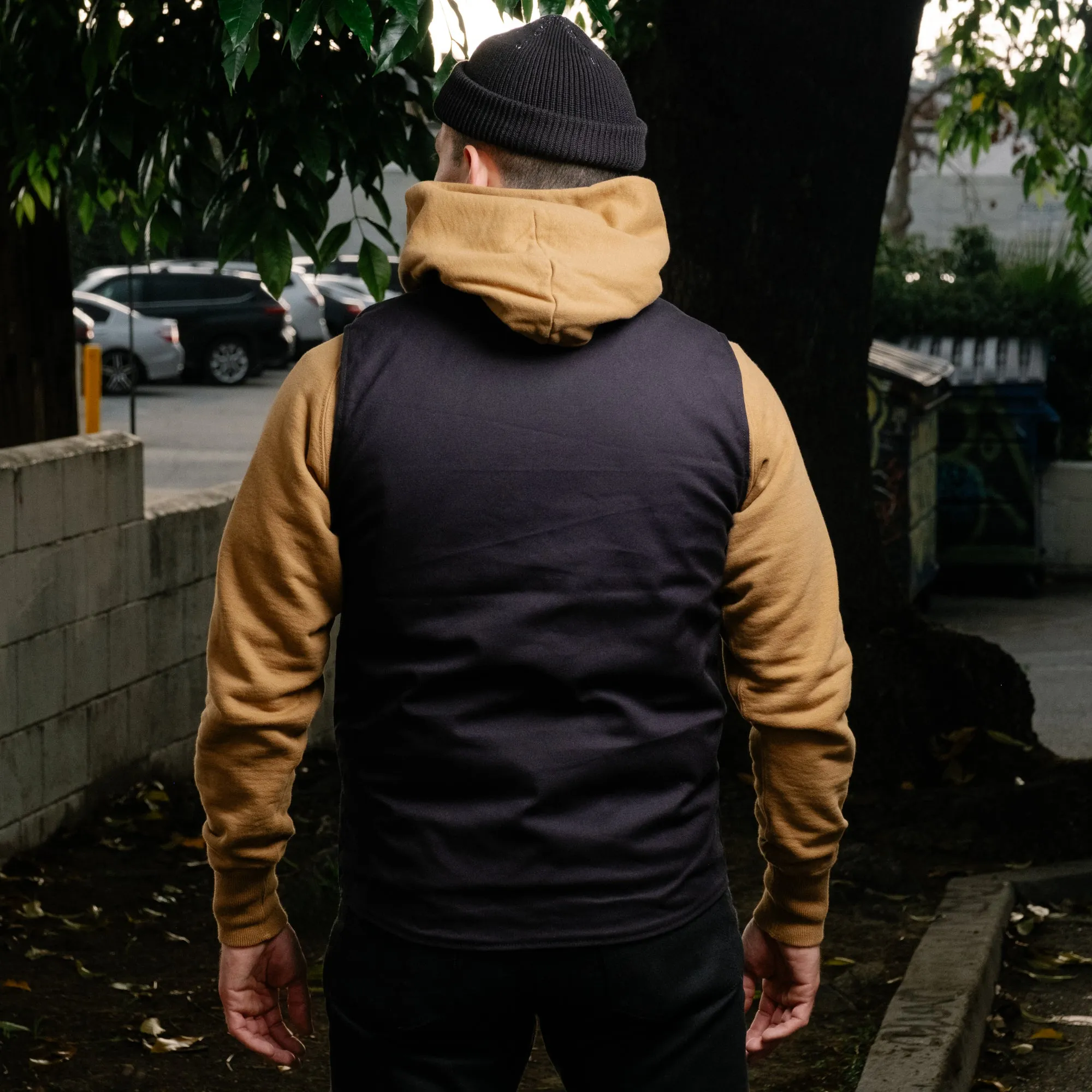 The Flat Head FN-OJ-CV003 Duck Vest Black