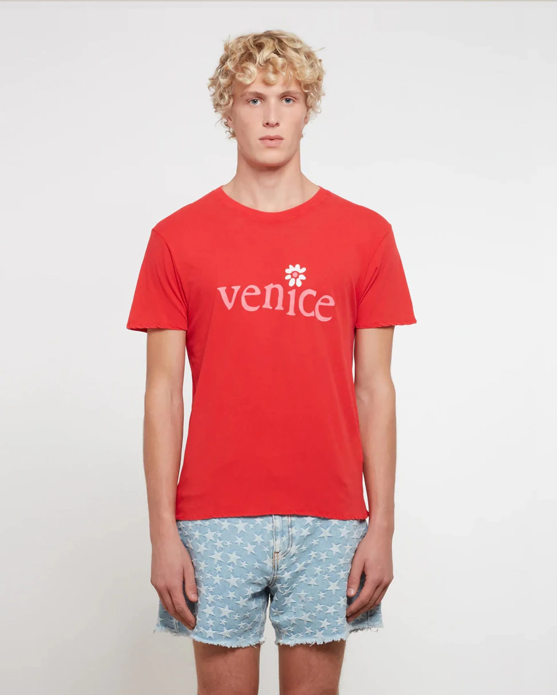 UNISEX VENICE PRINT TSHIRT JERSEY / RED