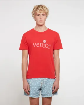 UNISEX VENICE PRINT TSHIRT JERSEY / RED