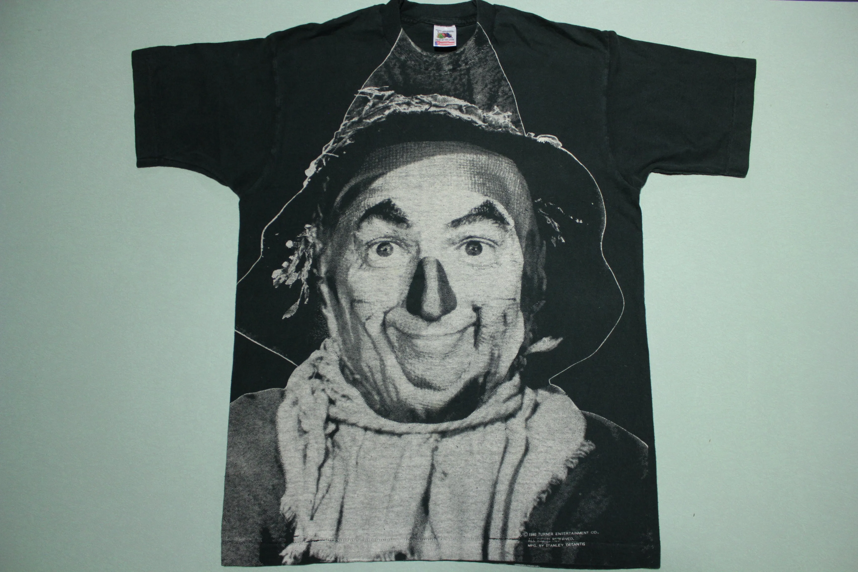 Wizard of Oz Stanley Desantis Vintage Licensed 1992 Only Had A Brain Single Stitch T-Shirt