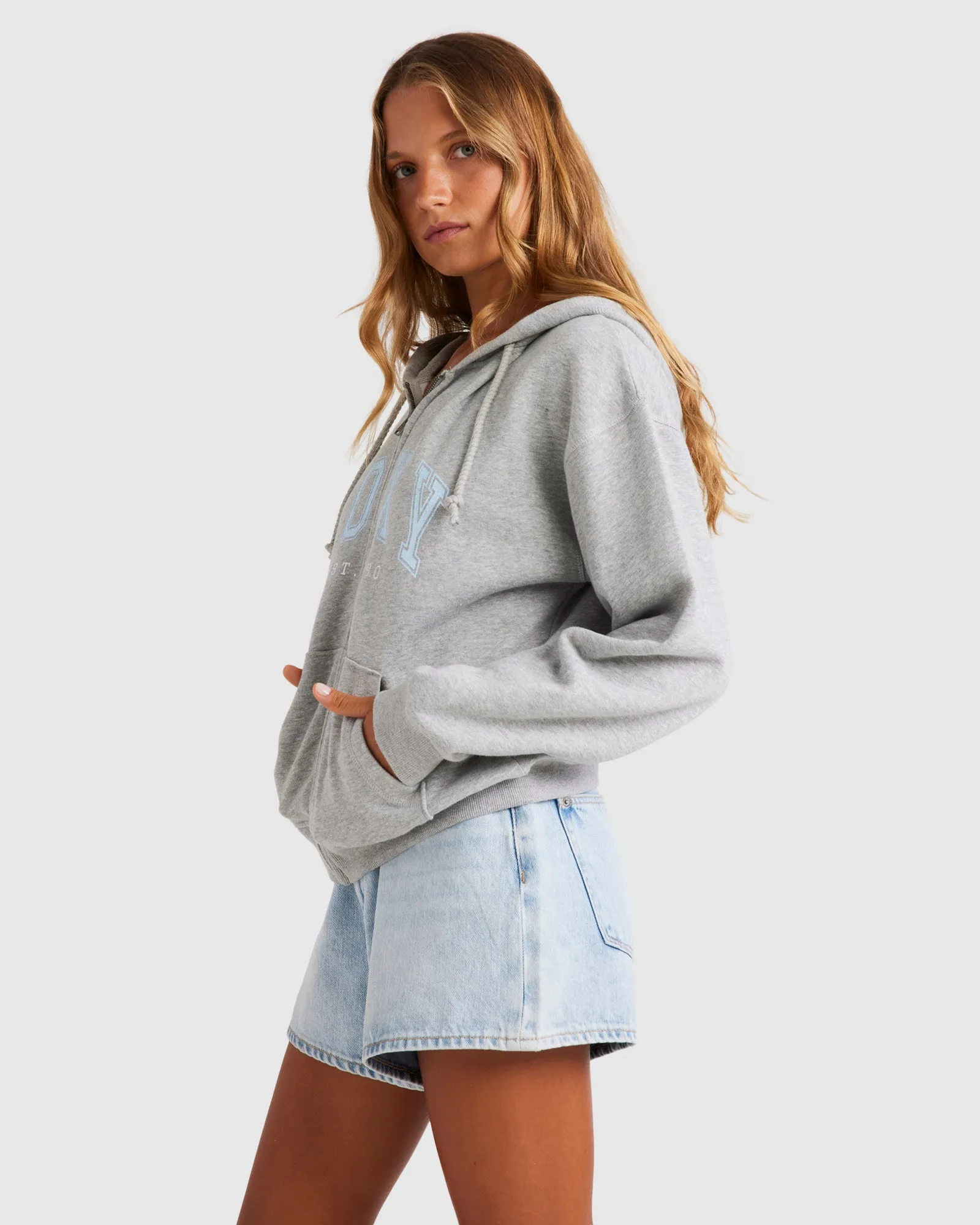 Womens Endless Days Zip-Up Hoodie